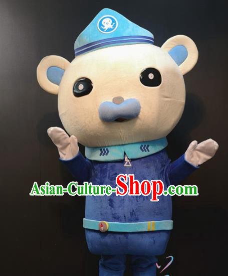 Walking Cartoon Costume Children Day Celebration Stage Performance Clothing Custom Cosplay Chipmunk Puppet Apparels and Hat for Adults