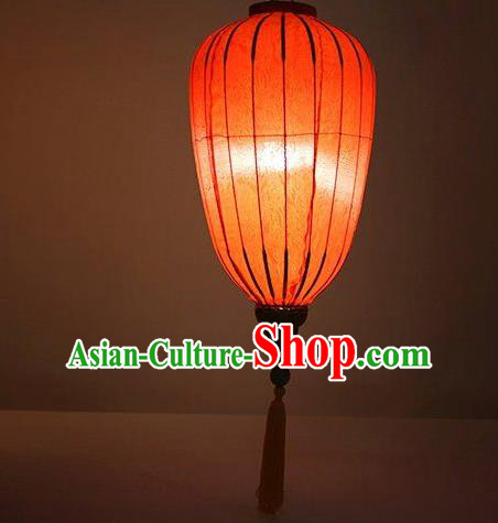 Handmade Chinese Decoration Palace Lanterns Traditional New Year Satin Lantern Classical Festival Wax Gourd Lamp