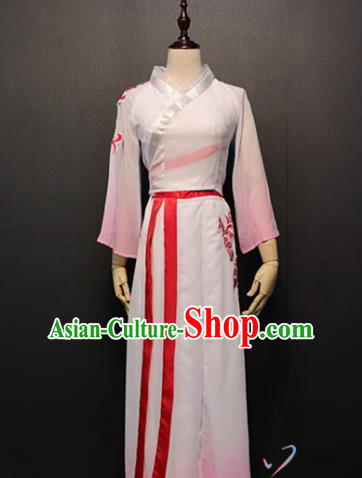 Chinese Fan Dance Clothing Traditional Classical Dance Dress Stage Performance Costume