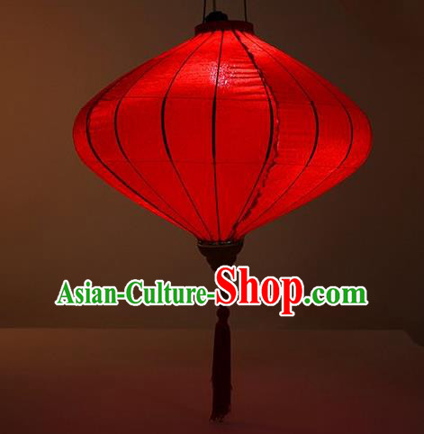 Handmade Chinese Red Silk Palace Lanterns Traditional New Year Decoration Lantern Classical Festival Hanging Lamp