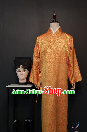 China Traditional Ming Dynasty Noble Childe Costume Drama The Dream of Red Mansions Ancient Young Men Jia Lian Clothing and Hat