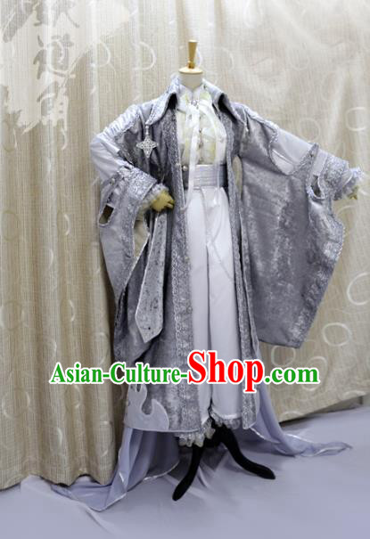 China Ancient Noble Childe Clothing Custom Professional Cosplay Swordsman Prince Costume