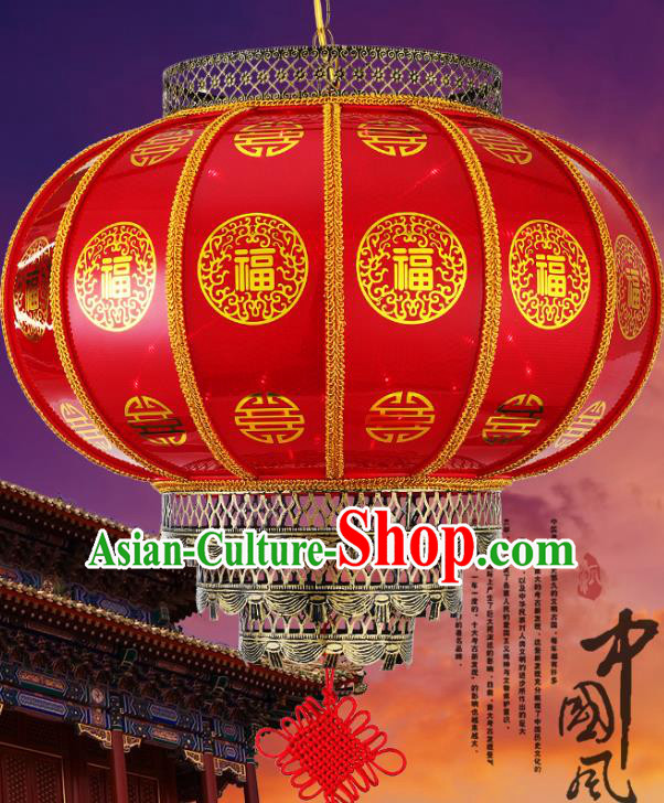 Chinese Traditional New Year Palace Lantern Handmade Lamp Ceiling Lantern Outdoor Lamp