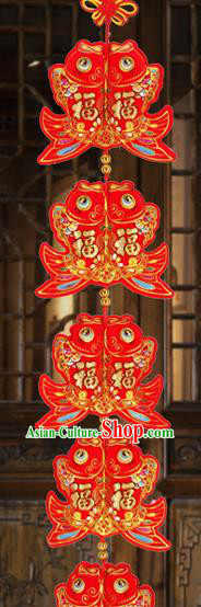 China Spring Festival Accessories Lucky Fish Pendant New Year Decorations