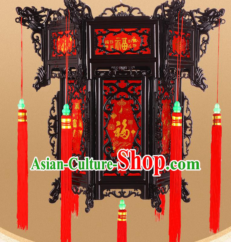 Chinese Decorations Lamp Classical Red Lanterns Traditional New Year Palace Lantern Handmade Ceiling Lamp