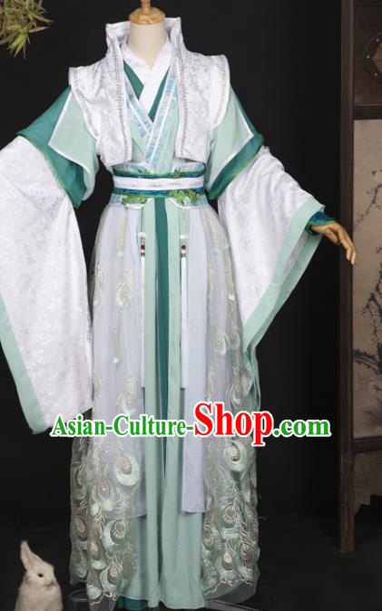 Cosplay Chinese Ancient Swordsman Clothing Noble Childe Costumes for Men