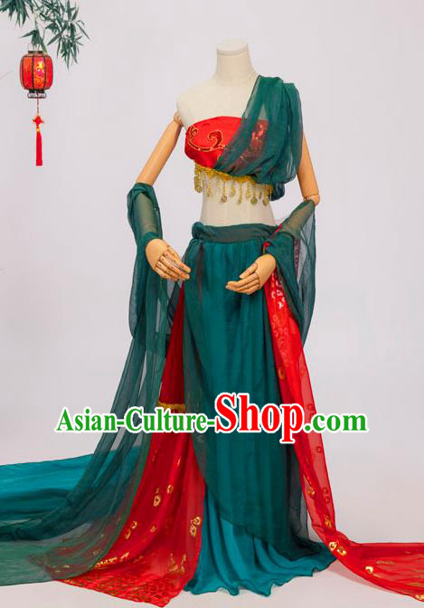 Chinese Tang Dynasty Palace Lady Costumes Ancient Flying Apsaras Hanfu Dress Classical Dance Apparels