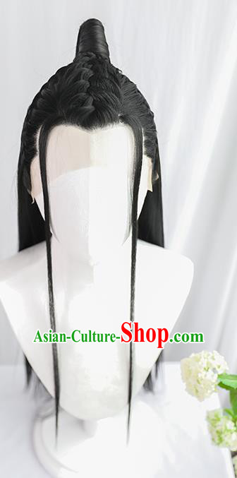 Best Chinese Drama Ancient Swordsman Xue Yang Wig Sheath China Quality Front Lace Wigs Cosplay Tang Dynasty Knight Wig