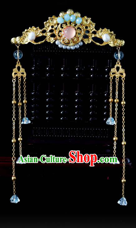 Chinese Ming Dynasty Court Maid Hair Accessories Quality Hair Crown China Ancient Palace Lady Hairpins