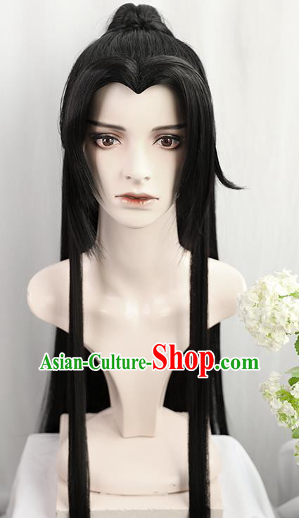 Best Chinese Drama Ancient Swordsman Wig Sheath China Quality Wigs Cosplay Young Knight Wig