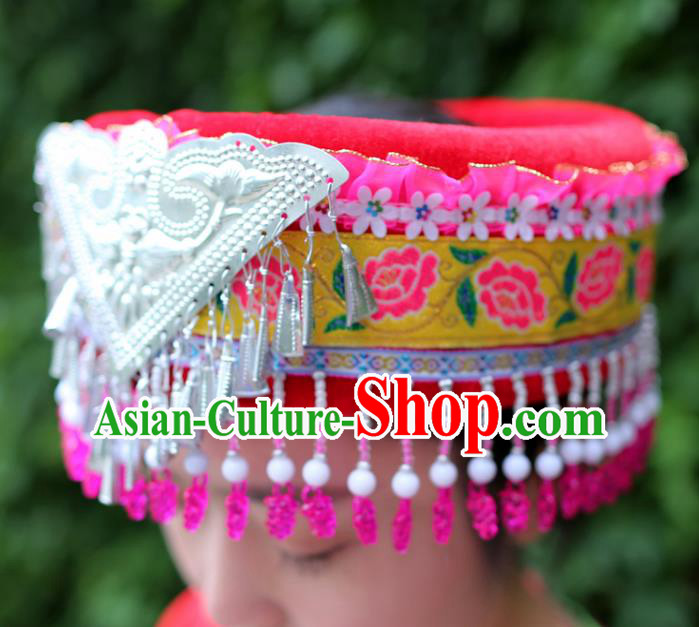 Best Chinese Miao Nationality Headwear Top Quality China Ethnic Women Hat