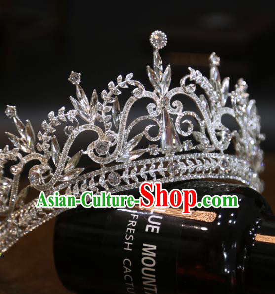 Top Grade Crystal Royal Crown Europe Princess Hair Accessories