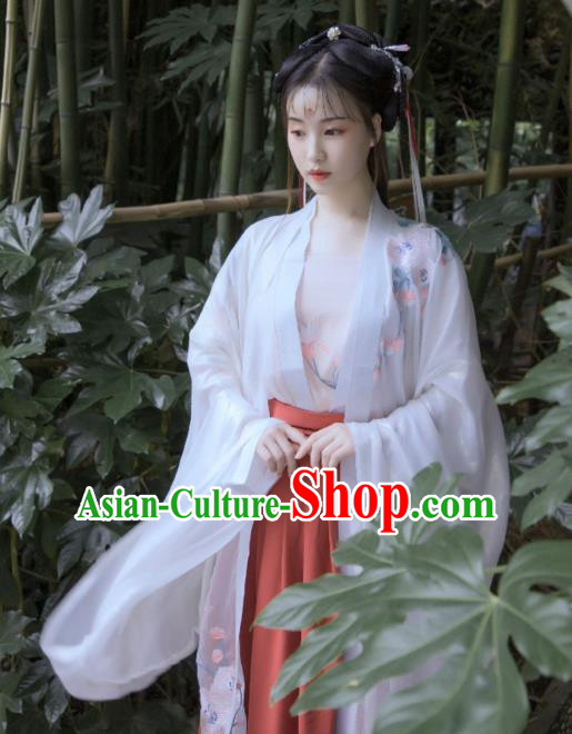 China Ancient Palace Beauty Historical Clothing Traditional Tang Dynasty Royal Princess Hanfu Dress