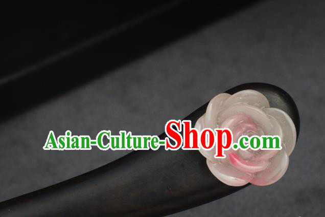 China Classical Ebony Hairpin Handmade Cheongsam Hair Accessories for Women