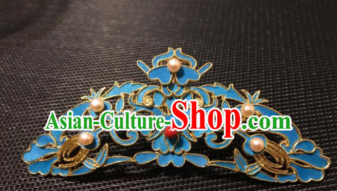 China Ancient Imperial Empress Hairpin Handmade Hair Accessories Traditional Ming Dynasty Palace Hair Crown