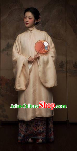 China Ancient Noble Mistress Hanfu Dress Costume Traditional Ming Dynasty Royal Countess Historical Clothing