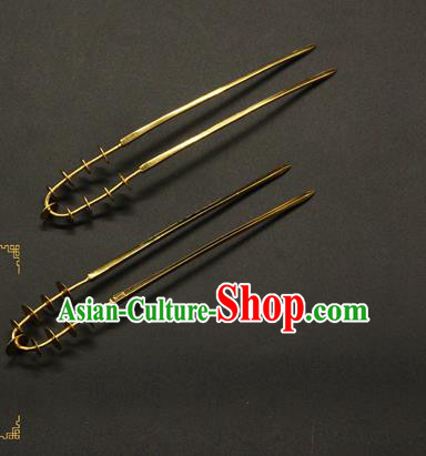 China Song Dynasty Hair Stick Traditional Handmade Hairpin Ancient Court Hair Accessories