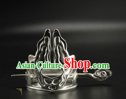 China Ancient Prince Hairdo Crown Handmade Tang Dynasty Swordsman Hair Accessories