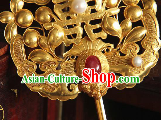 China Handmade Court Hair Stick Ancient Queen Hairpin Traditional Qing Dynasty Imperial Consort Hair Accessories
