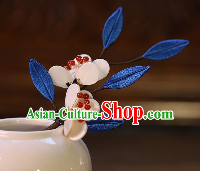 Chinese Traditional Hanfu Flowers Hair Stick Wedding Hair Accessories Ancient Bride Butterfly Hairpin