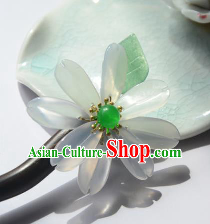 Chinese Traditional Hair Accessories Hanfu Ebony Hair Stick Ancient Princess Daisy Hairpin