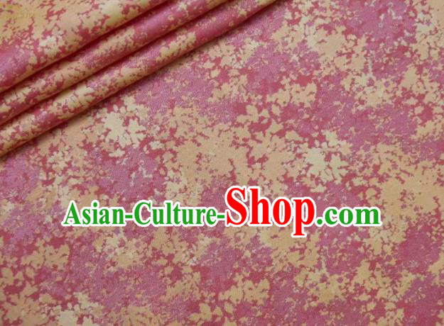 Chinese Classical Pink Flowers Pattern Design Song Brocade Fabric Asian Traditional Silk Material