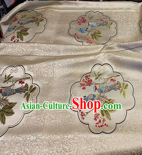 Chinese Classical Jacquard Pattern Design Brocade Fabric Asian Traditional Cheongsam Silk Material