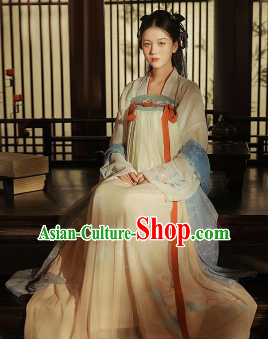 Chinese Ancient Princess Hanfu Dress Traditional Song Dynasty Nobility Lady Costumes for Women