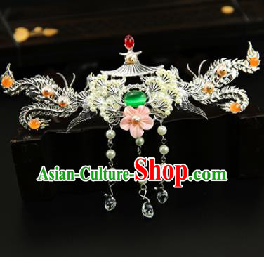 Chinese Classical Dance Hair Accessories Ancient Princess Tassel Hairpins Hair Crown for Women