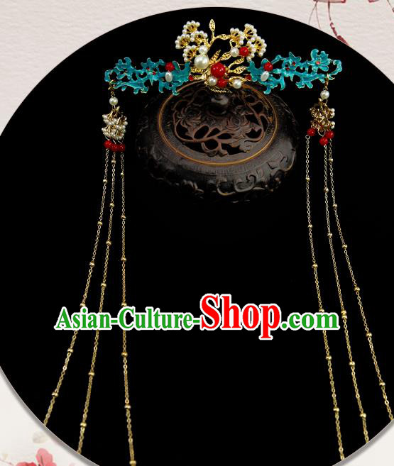 Chinese Ancient Princess Pine Hair Crown Traditional Classical Dance Hair Accessories for Women