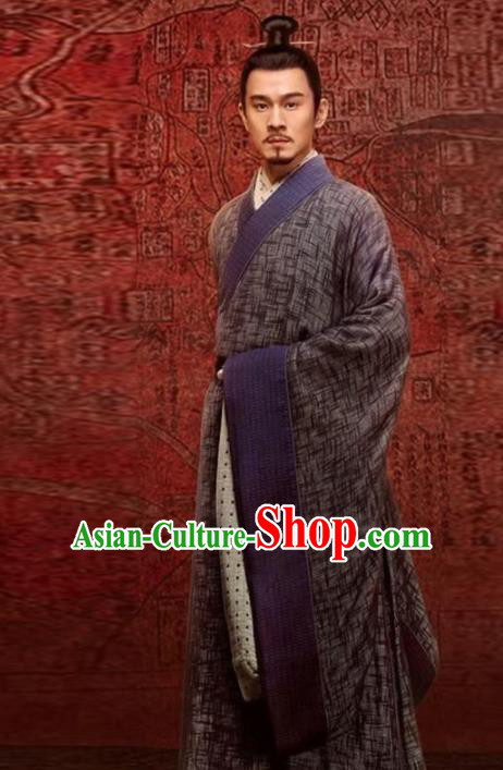 Chinese Traditional Han Dynasty Scholar Costume Ancient Drama Swordsman Hanfu Clothing for Men