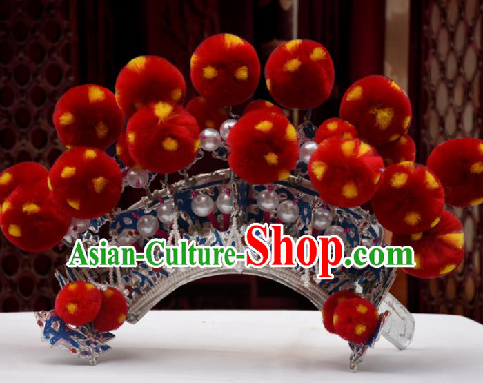 Chinese Traditional Goddess Phoenix Coronet Bodhisattva Hat Hair Accessories