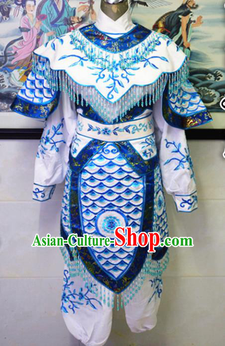 Chinese Traditional Peking Opera Swordswoman Embroidered Dress Ancient Female Knight Costume for Women