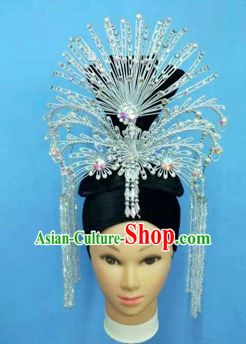 Chinese Traditional Peking Opera Princess Phoenix Hairpins Handmade Beijing Opera Diva Hair Accessories for Women