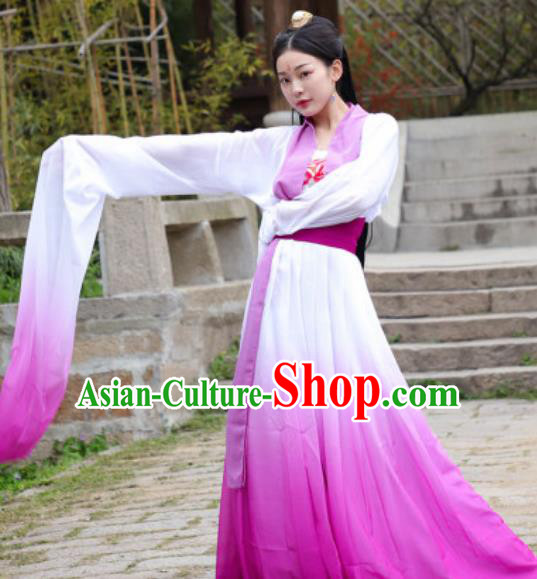 Traditional Chinese Classical Dance Hanfu Dress Ancient Drama Court Princess Costume for Women