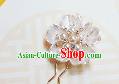 Korean Traditional Wedding Shell Pearls Hairpins Asian Korea Hanbok Hair Accessories for Women