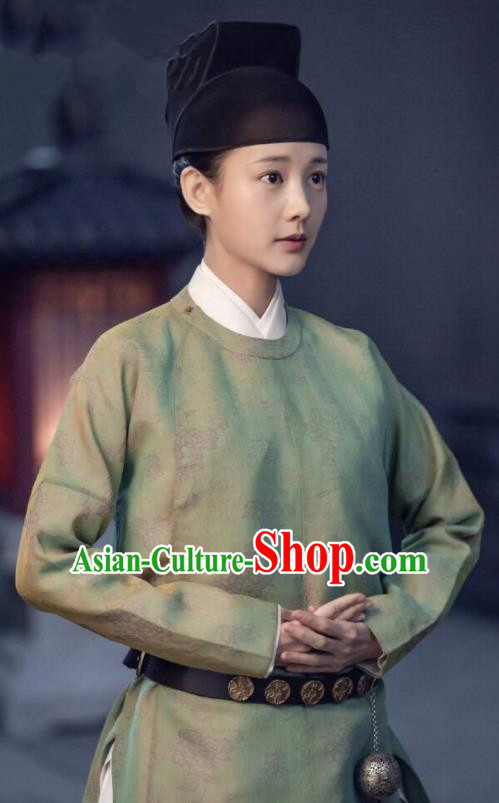 Traditional Chinese Ancient Palace Lady Dress Drama Royal Nirvana Gu A Bao Costumes and Hat for Women