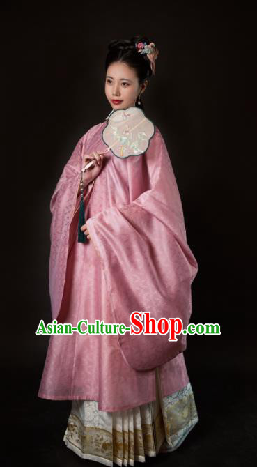 Chinese Ancient Contessa Embroidered Dress Traditional Ming Dynasty Palace Dowager Costumes for Women