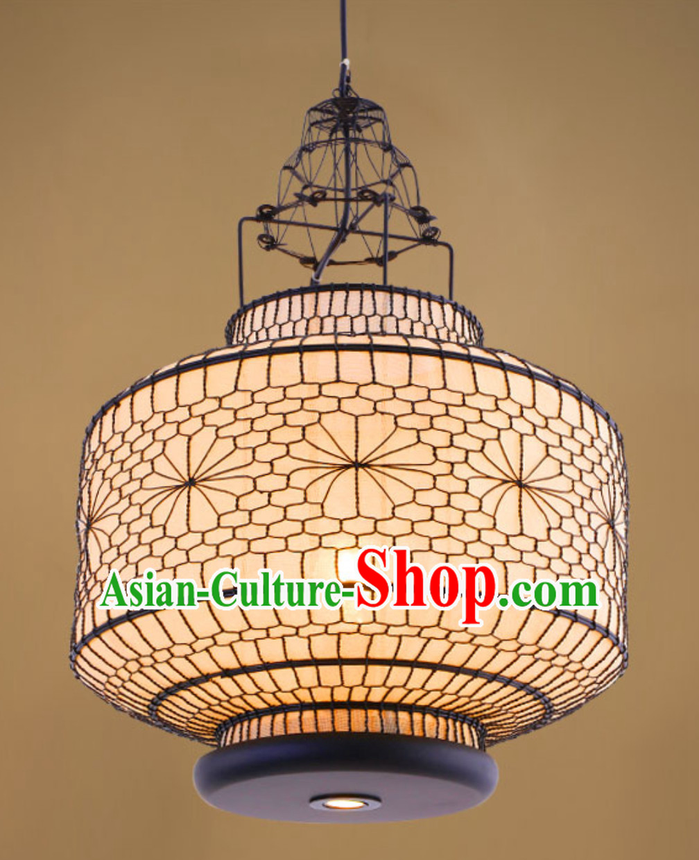 Flower Traditional Chinese Classical Handmade Iron Mesh Lantern Palace Lanterns