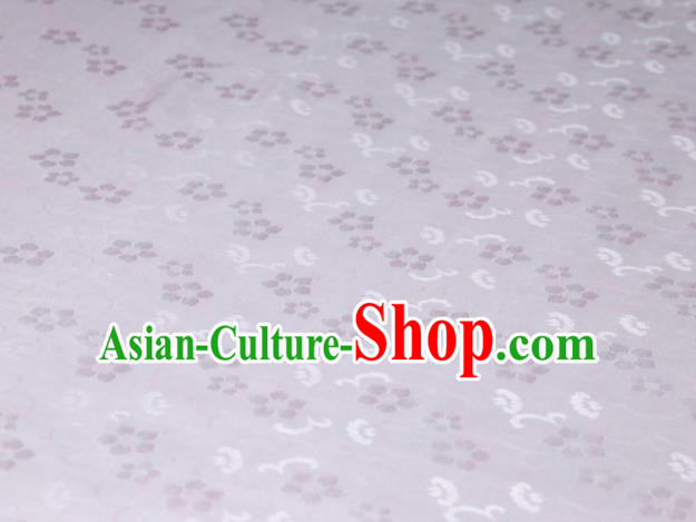 Chinese Classical Plum Pattern Design Pink Mulberry Silk Fabric Asian Traditional Cheongsam Silk Material