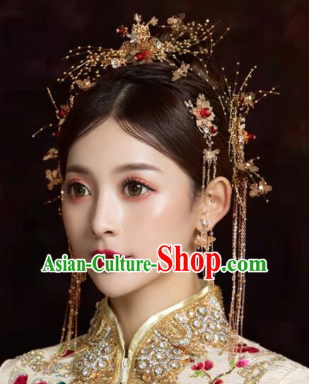 Chinese Traditional Wedding Hair Accessories Hairpins Handmade Bride Hair Comb for Women