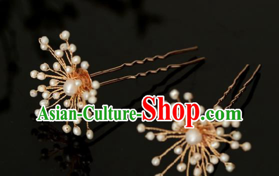 Chinese Handmade Tang Dynasty Princess Little Hairpins Ancient Hanfu Hair Accessories for Women