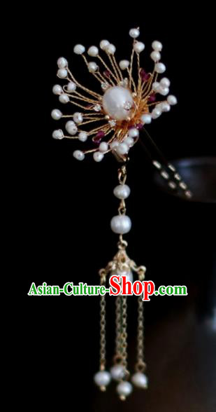 Chinese Handmade Tang Dynasty Princess Tassel Hairpins Ancient Hanfu Hair Accessories for Women