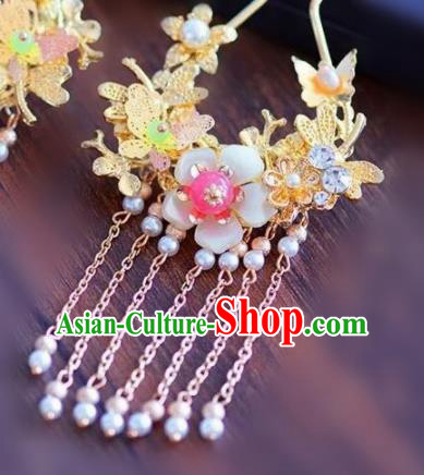 Traditional Chinese Hanfu Hairpins Handmade Ancient Princess Hair Accessories for Women