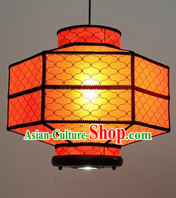 Chinese Traditional Red Cloth Hanging Lantern Handmade New Year Lamp Palace Lanterns