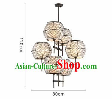 Chinese Traditional Iron Hanging Lantern Handmade New Year Lamp Palace Lanterns