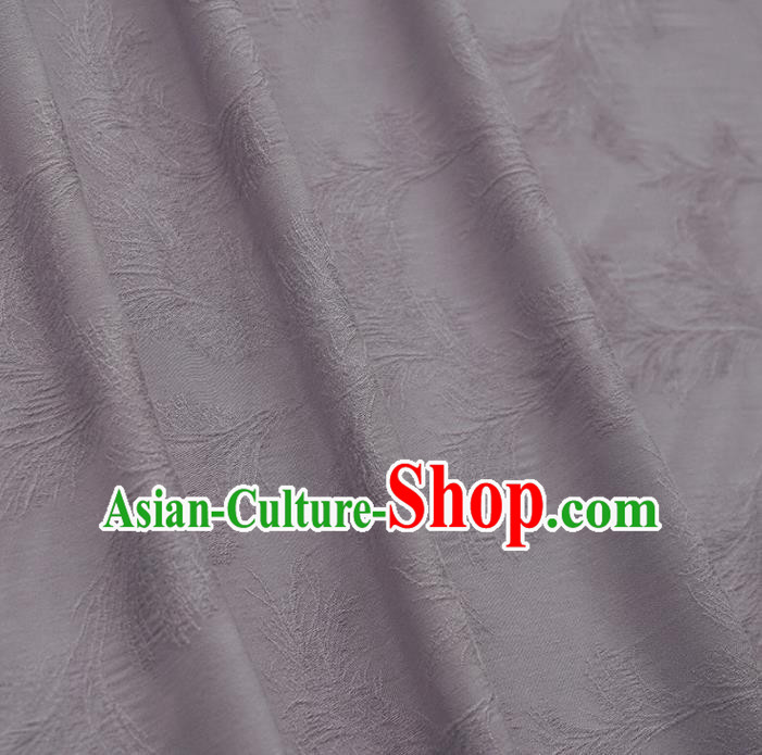 Chinese Traditional Classical Coral Pattern Lilac Cotton Fabric Imitation Silk Fabric Hanfu Dress Material