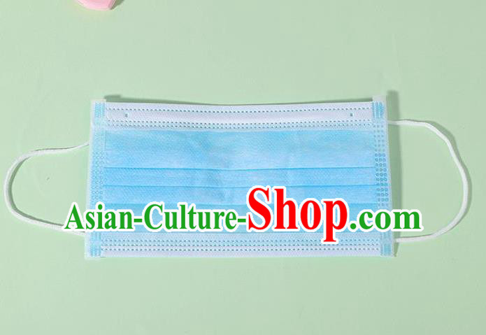 Professional Blue Disposable Protective Mask to Avoid Coronavirus Respirator Medical Masks Face Mask 20 items