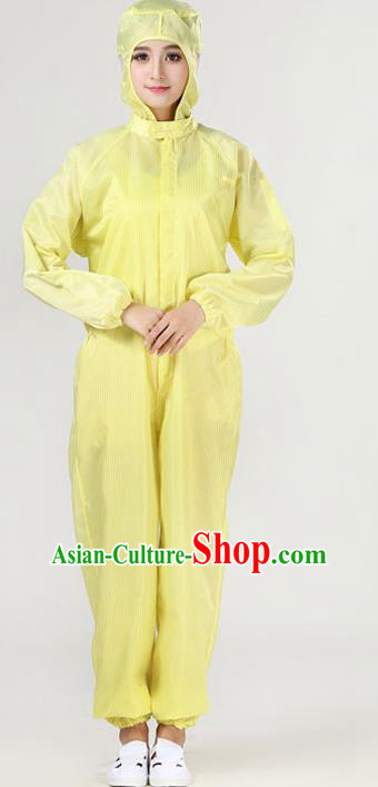 Medical Grade Yellow Disposable Isolation Clothing to Avoid Coronavirus Medical Protection Suit