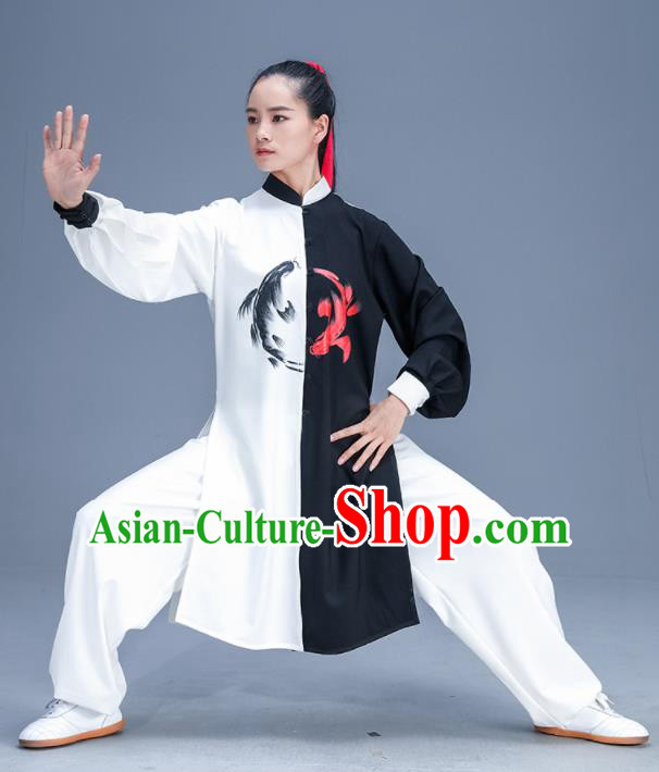 Chinese Traditional Kung Fu Training Garment Outfits Martial Arts Stage Show Costumes for Women